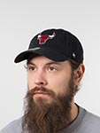 Бейсболка 47 BRAND арт. K-RGW03GWS-BK Chicago Bulls NBA (черный)